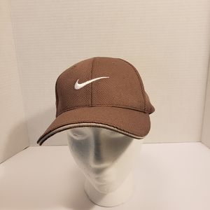 Bay Hill Arnold Palmer Golf Club Hat Nike FlexFit L/XL Brown Embroidered Logos